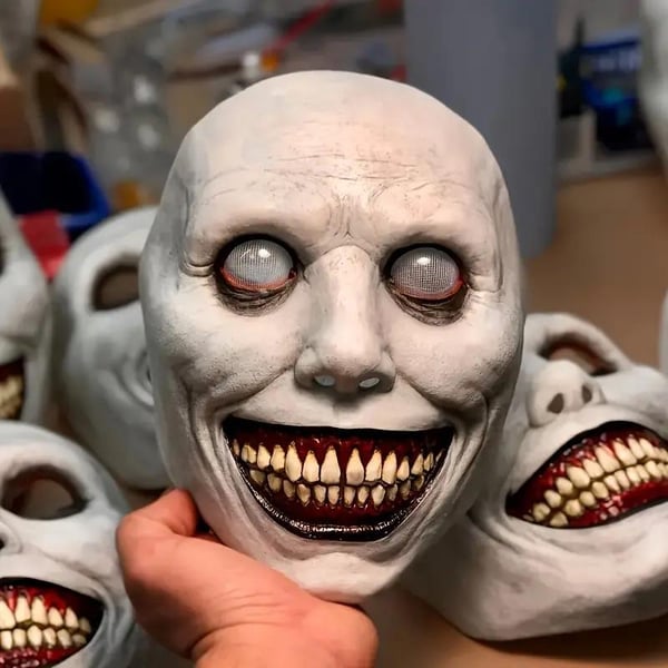 Halloween Decorations -Scary Zombie Mask Set, Halloween Costume Accessory, Creepy Clown & Demon Design VNP