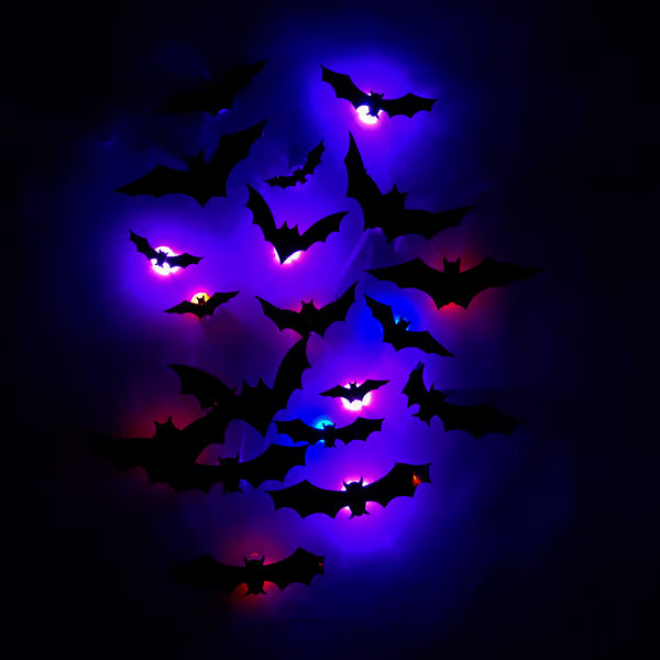 💥💥🦇Halloween 3D Lighted Bats🦇LHT🦇
