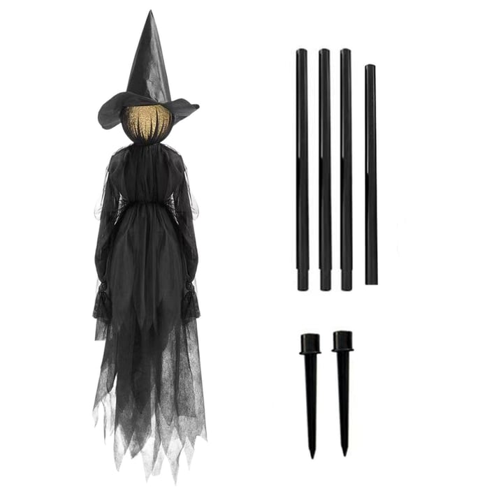 🔥Last Day 49% OFF🎃2025 Halloween Sale 🧙♀️Lighted Halloween Witch Stakes VNP 2pc