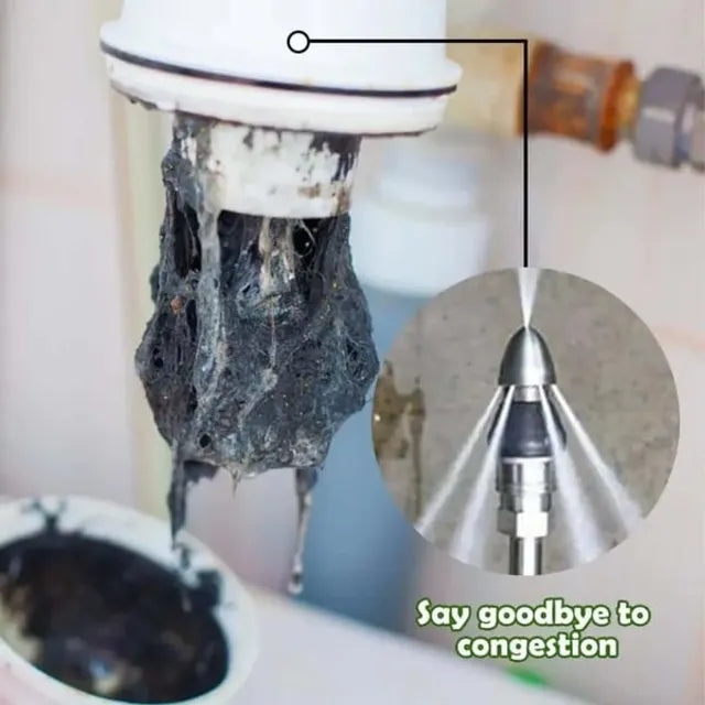 🔥🔥 Up to 65% OFF – Shop the Steals⚡Sewer Cleaning Tool High-Pressure Nozzle