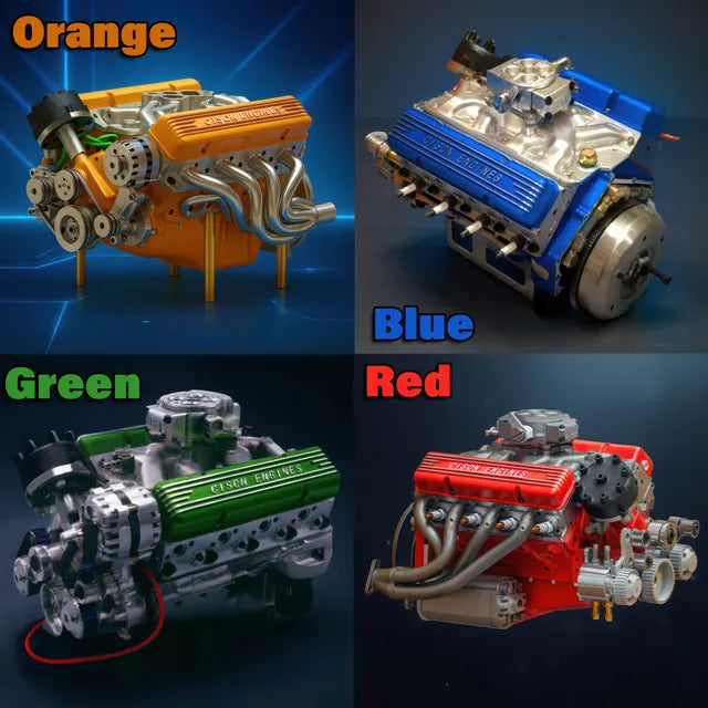 🎉Last Day Promotion 50% OFF🔥-Gasoline OHV V8 Small-block Engine Model Kits-🔥LHT🔥