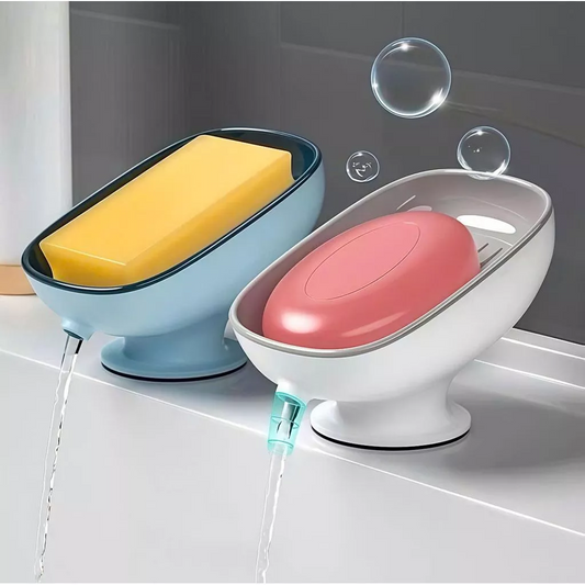 1pc Double-Layer Suction Cup Soap Dish