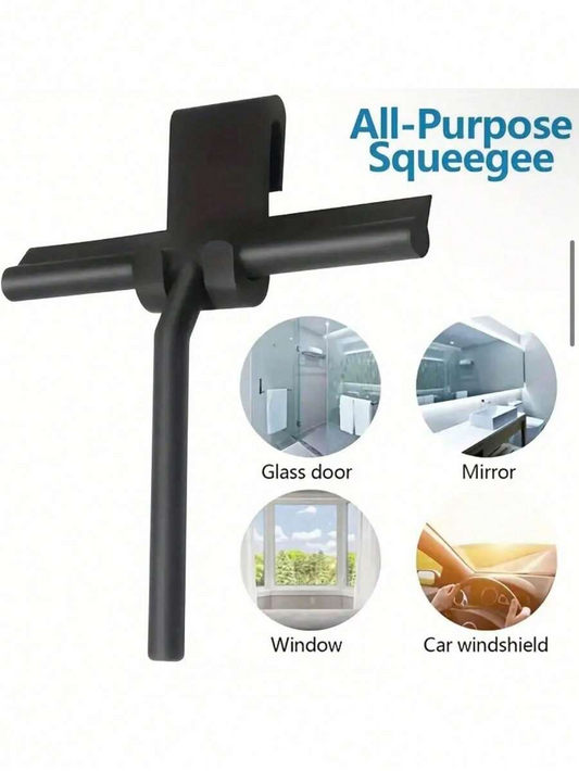 2pc Squeegee For Shower Glass And Mirrors
