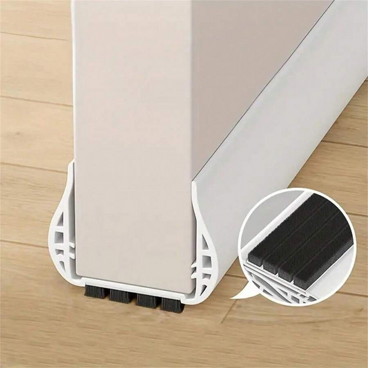 1pc Silent Door Seal Strip With Brush