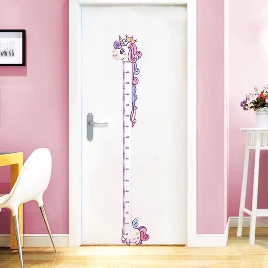 1pc Unicorn Height Measurement Wall Sticker