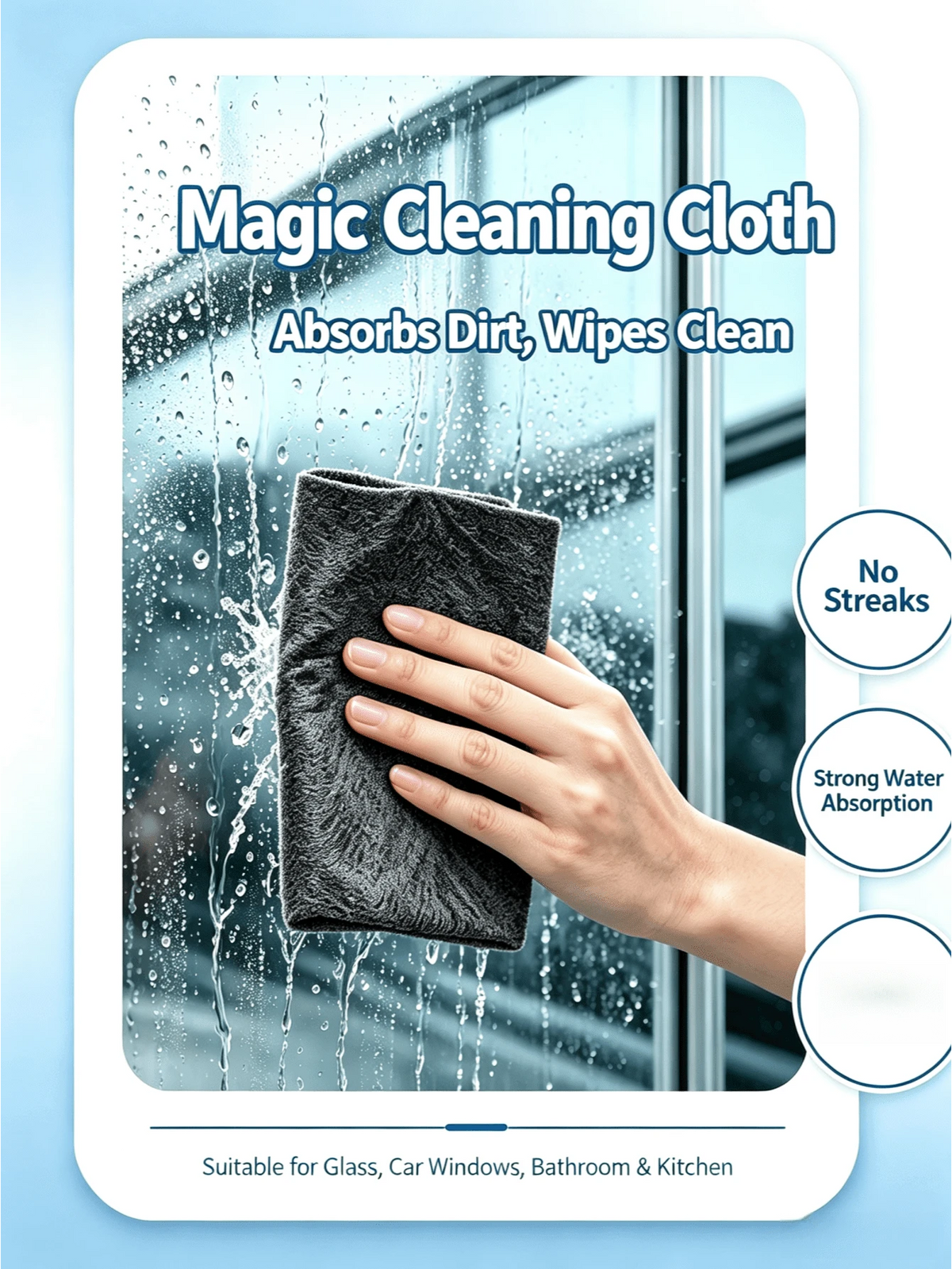 Lint-Free Magic Cleaning Cloth